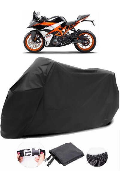 AutoEN KTM 390 RC Black Motorcycle Tarpaulin Waterproof Durable Fabric
