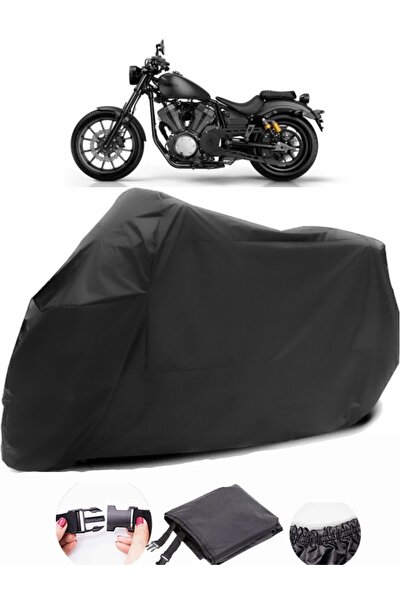 AutoEN قماش أسود متين مقاوم للماء للدراجة النارية من ياماها XV950R
