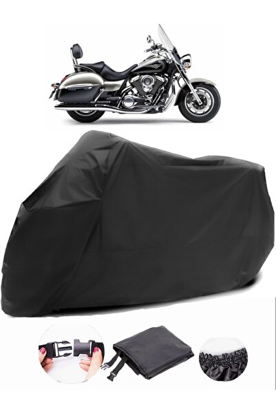 AutoEN Kawasaki VN 1700 Nomad Black Motorcycle Tarpaulin Waterproof Durable F...