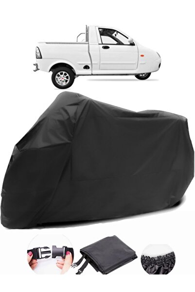 AutoEN Yuki Pickup 600 Compatible Black Motorcycle Tarpaulin Waterproof Durab...