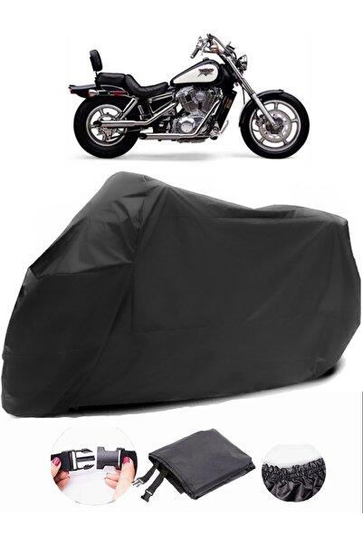 AutoEN Honda VT 1100 Shadow Black Motorcycle Tarpaulin Waterproof Durable Fabric