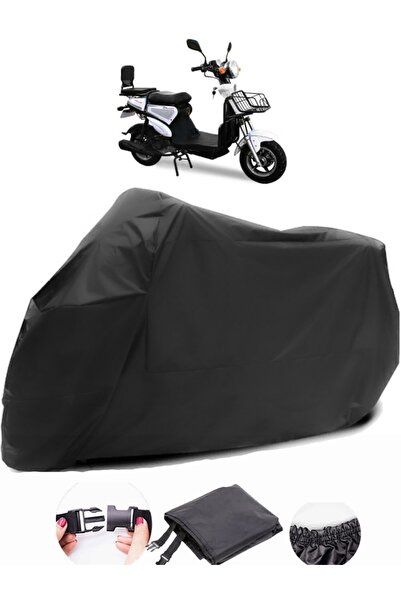 AutoEN Motolux Pitton 50 Compatible Black Motorcycle Tarpaulin Waterproof Dur...