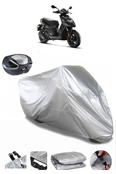 AutoEN Piaggio Typhoon 125 - Rear Bag Compatible Motorcycle Tarpaulin, Luxury Quality and Thick High Quality