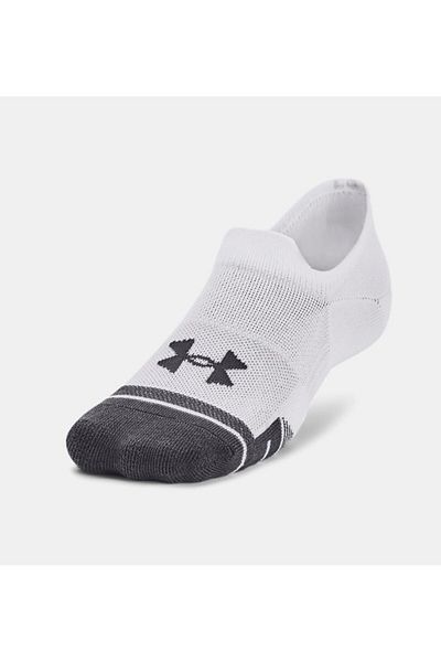 Under Armour Унисекс чорапи UA Performance Tech, 3 чифта, ултра ниски, с езичеста талия, 1379502-100