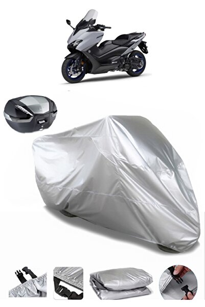 AutoEN Yamaha Tmax 560 Rear Bag Compatible Motorcycle Tarpaulin Luxury Qualit...