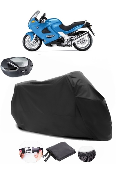 AutoEN حقيبة خلفية متوافقة مع BMW K 1200 RS، قماش أسود مقاوم للماء للدراجة ال...