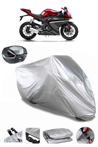 AutoEN Yamaha YZF R125 Rear Bag Compatible Motorcycle Tarpaulin Luxury Qualit...