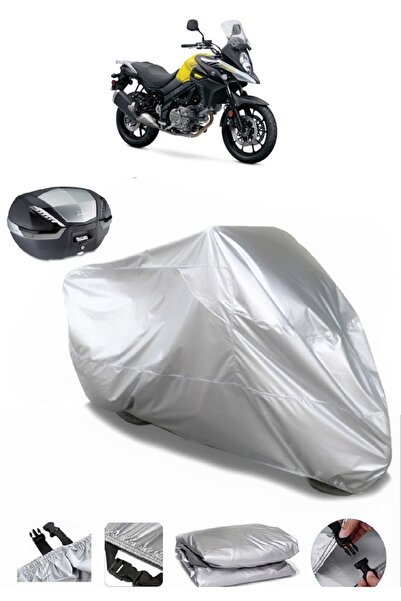 AutoEN Suzuki V-Strom DL650 Rear Bag Compatible Motorcycle Tarpaulin Luxury Q...