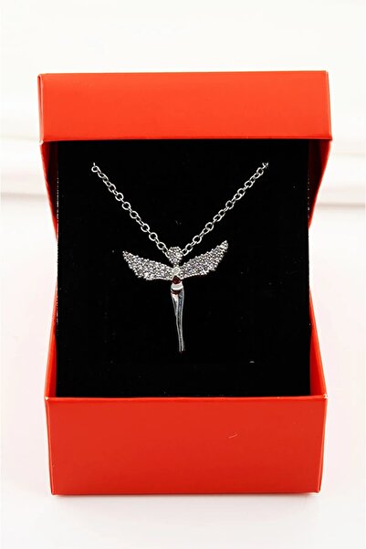 Ervanur الزركون حجر حورية الملاك قلادة