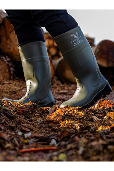 POLYTECH Gb - O4 Çelik Burunsuz Haki Yeşil Çizme