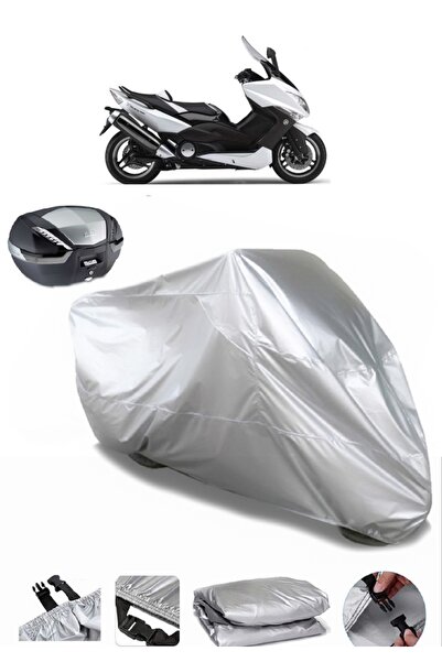 AutoEN Yamaha Tmax 500 Rear Bag Compatible Motorcycle Tarpaulin Luxury Qualit...