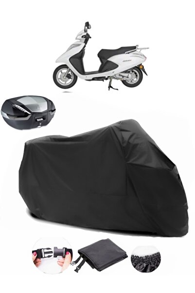 AutoEN Mondial Speedy 110 Backpack Compatible Black Motorcycle Tarpaulin Wate...