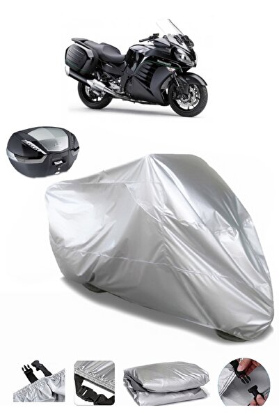 AutoEN حقيبة خلفية Kawasaki GTR 1400 متوافقة مع القماش المشمع للدراجات الناري...