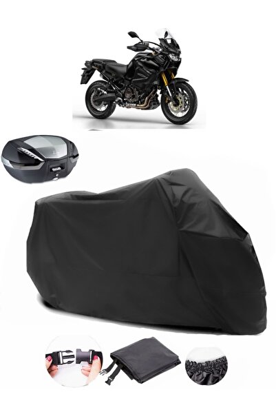 AutoEN Yamaha XT 1200Z Super Tenere Rear Bag Compatible Black Motorcycle Tarp...