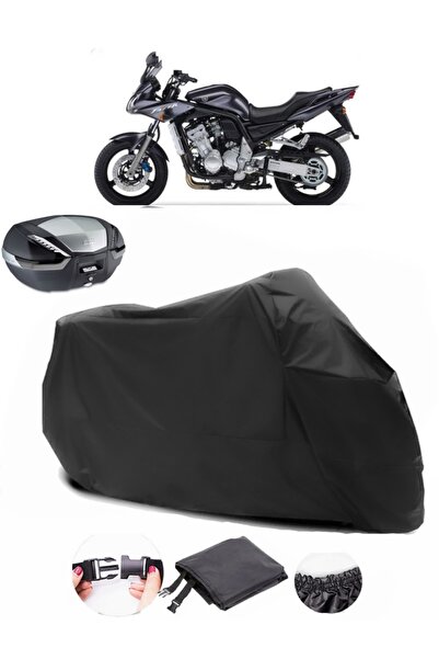 AutoEN Yamaha FZS1000 Rear Bag Compatible Black Motorcycle Tarpaulin Waterpro...