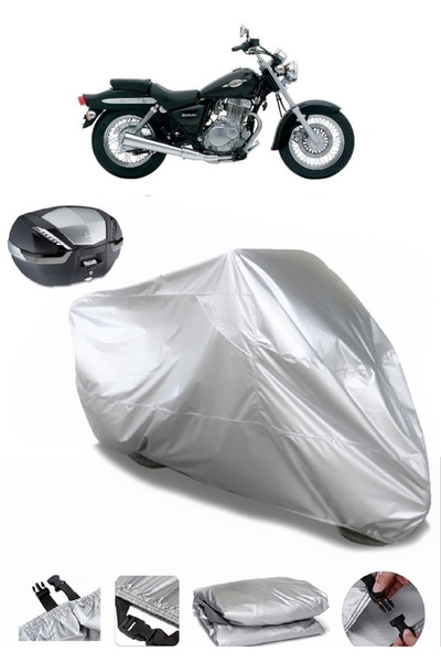 AutoEN Suzuki Katana Marauder 250 Rear Bag Compatible Motorcycle Tarpaulin Luxury Quality Thick High Quality