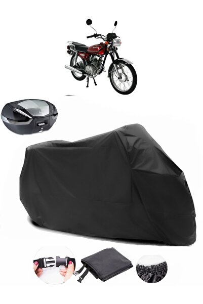 AutoEN Mondial 125 MG Classic Backpack Compatible Black Motorcycle Tarpaulin ...