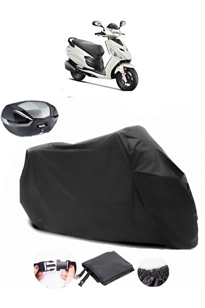 AutoEN Hero Dash 110i Backpack Compatible Black Motorcycle Tarpaulin Waterpro...