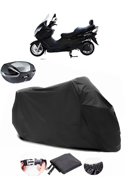 AutoEN Mondial 250 Buffalo Backpack Compatible Black Motorcycle Tarpaulin Wat...