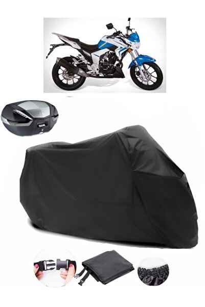 AutoEN Falcon Sharp 170 Compatible Backpack Black Motorcycle Tarpaulin Waterp...