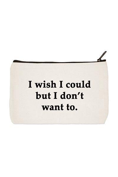 designedfy I Wish I Could Friends Έντυπη υφασμάτινη τσάντα μακιγιάζ, θήκη για στυλό, τσάντα χειρός