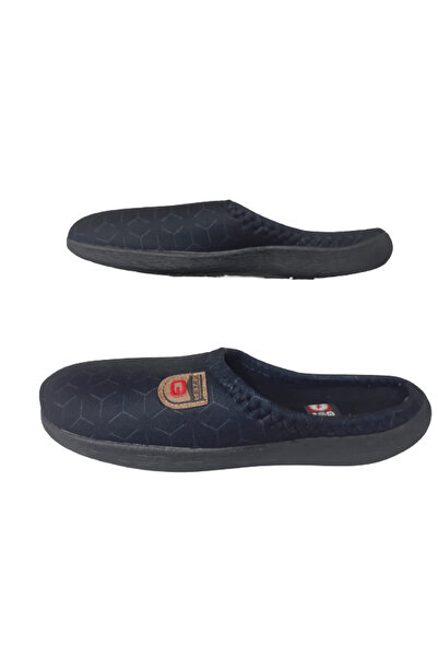 GEZER Men's Black Striped Ultra Light Daily Indoor Slippers