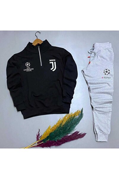 TREND Yarım Fermuarlı Polar Sweat + Eşofman YFP12