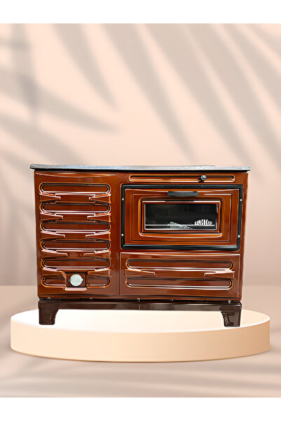 Gençoğlu Modern Kovalı Önden Havalı Kuzine Soba