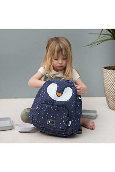 Trixie Mr. Penguin Kindergarten Bag - Children's Backpack with Cute Penguin Figure - 23X31X10Cm