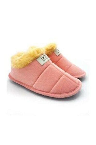 Ayakkabı Ülkesi Unisex Pink Powdered Home Shoes Pandof
