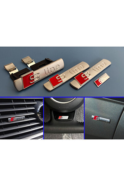vagparts Audi Sline Arma Seti - Audi S line Logo A3 A4 A5 A6 Q5 Q7