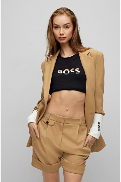BOSS X Alica Schmidt Yün Karışımlı Ceket Şort Takım