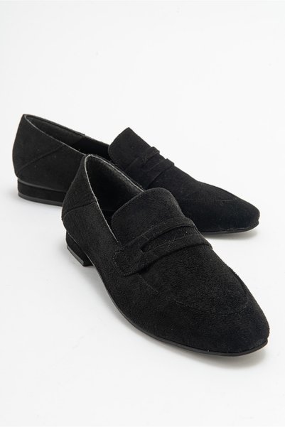 Niloshka ORFEO Black Suede Loafer Casual Women's Shoes