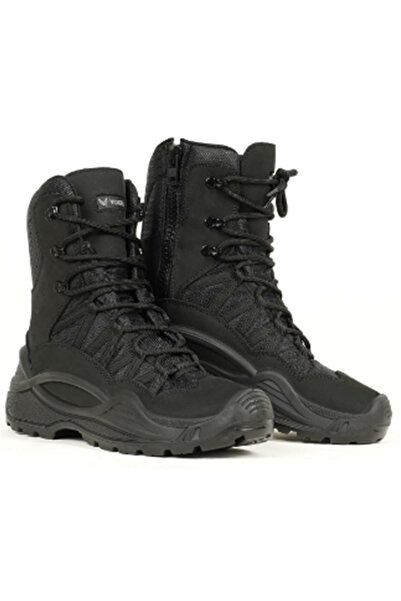 Vogel 1491 Canyon Black Zippered Shoes