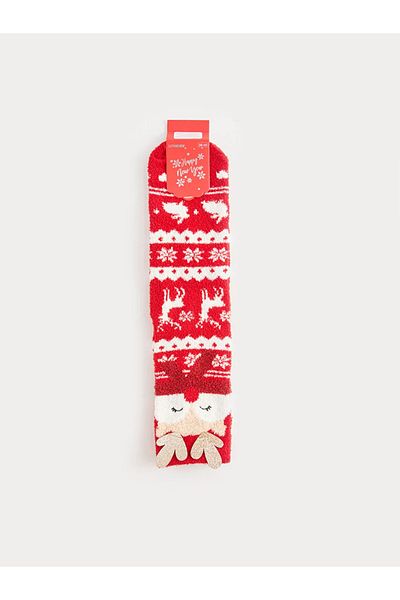LC Waikiki New Year's Themed Women's Home Socks