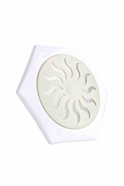 incirop Havalandırmalı Beyaz Plastik Baca Deliği Kapağı