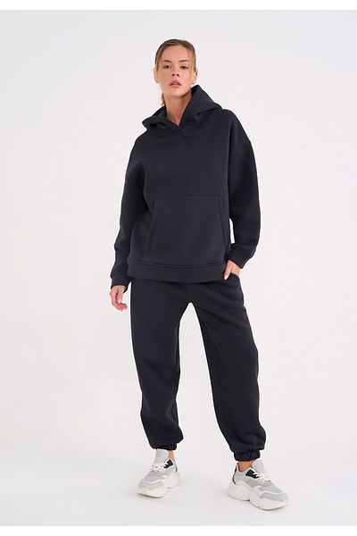La Sarta Joda Unisex Black Tracksuit Set