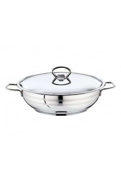 Bestinox 28x9 Cm Steel Lid Printed Pot 5.2 Lt