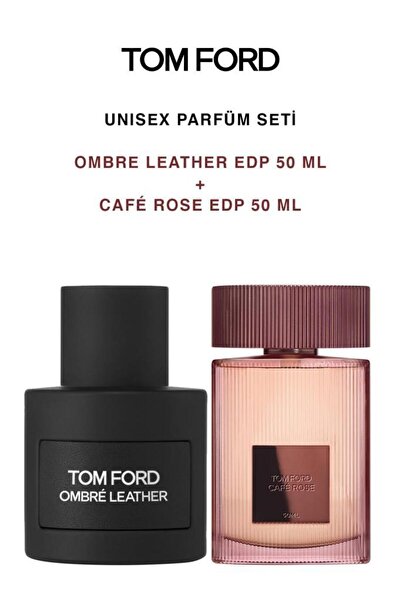 Tom Ford Ombre Leather-Café Rose Etkileyici Kadın-Erkek Parfüm Seti 50ml