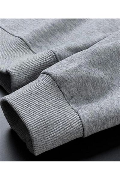 Gofeel Y2k Tech Focus εμπριμέ γκρι Unisex Oversize Crew Neck Φούτερ GF