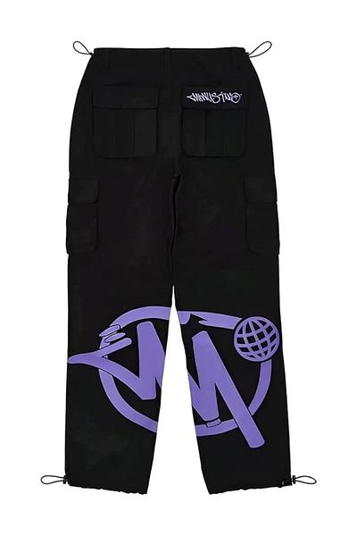 Gofeel Harajuku Minus Two Cargo Pocket Street Wide Leg φαρδύ Unisex παντελόνι