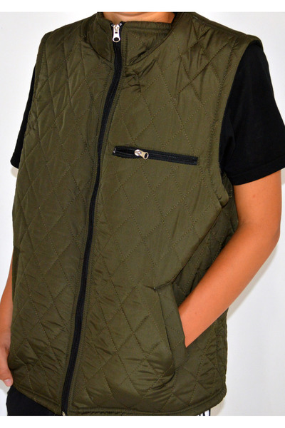 DERİNMAVİTASARIM Kışlık Kapitoneli I Polarlı Şişme Normal Battal Büyük Beden ...