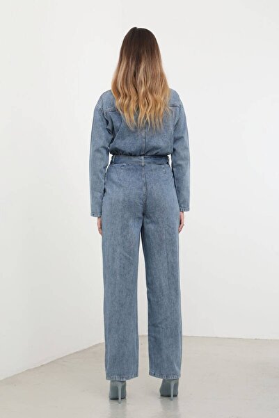 BANNY JEANS Oversize Jeans - Jumpsuit Blue Women