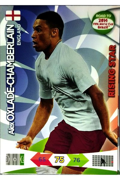 Panini AlexrtbAlex OXLADE-CHAMBERLAIN RISING STAR ROAD TO BRASIL