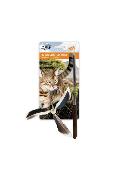 Afp Natural Instinct Feathercopter Cat Fishing Rod.Brown