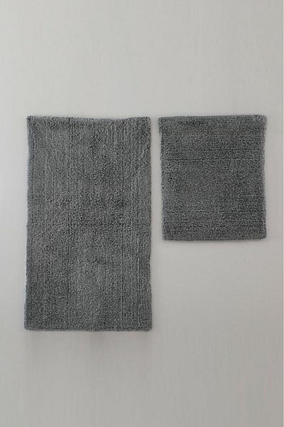 Lolavien Χαλάκι μπάνιου Moppi - Γκρι - 60x100cm