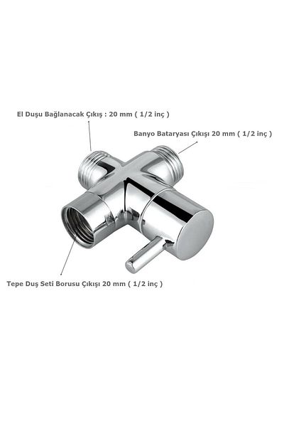 Tema Solid Brass Diverter Valve Faucet For Rain Robot Shower Sets