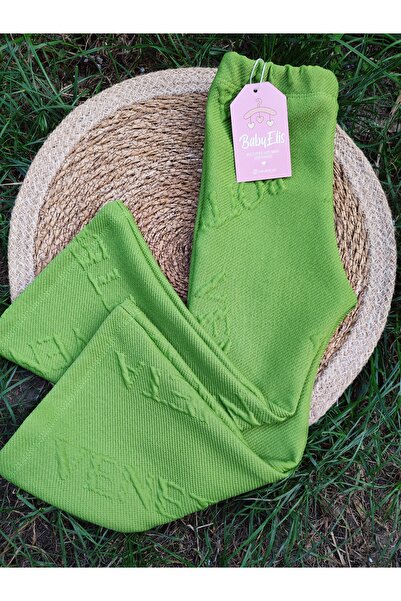 Babyelisco Yeşil İspanyol paça çocuk tayt