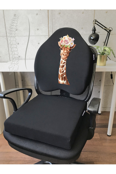 Officeküp X-Large Visco Gamer Oyuncu Bel Yastığı ve Visco Kare Oturma Minderi...