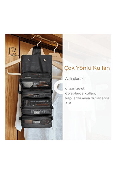 Look Rich حقيبة تنظيم مكياج السفر ذات الإصدار المحدود